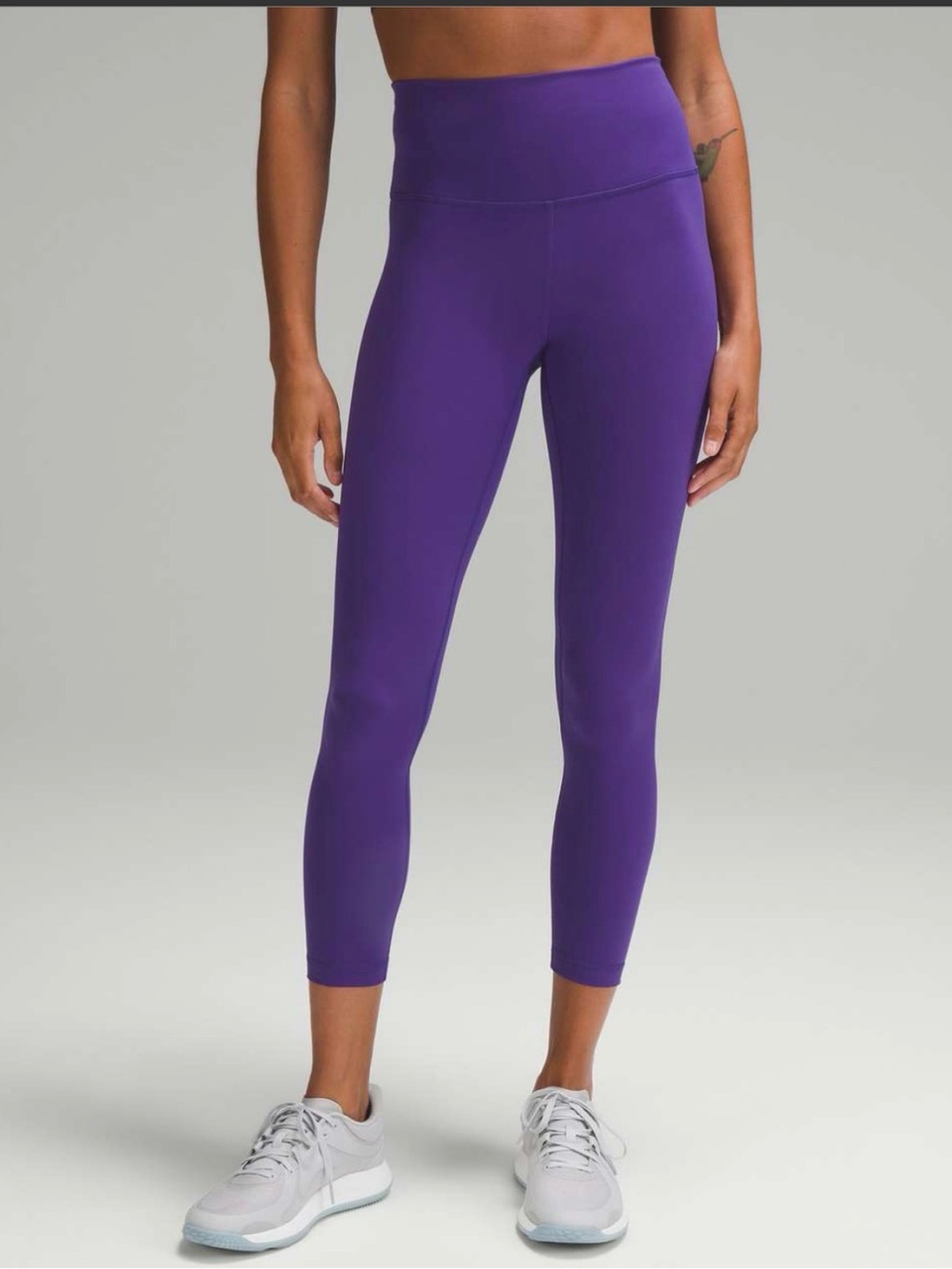 Lululemon Athletica Wunder Under 25” leggings in petrol purple, size 10 - Picture 2 of 7
